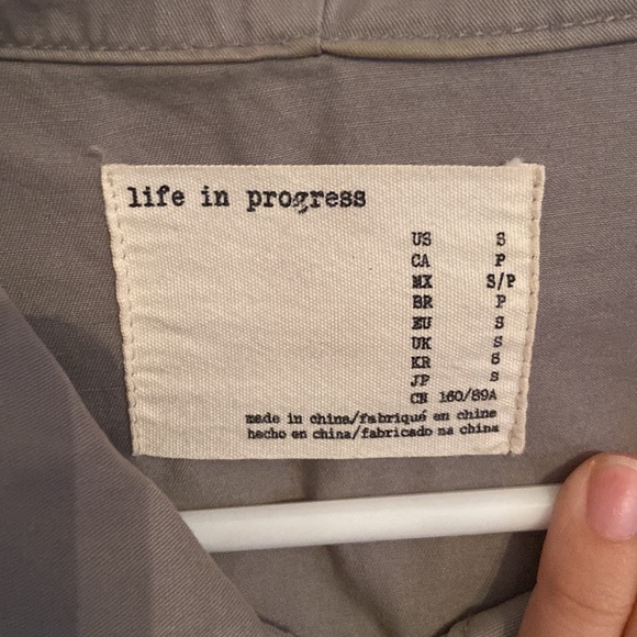 Gray utility jacket - Picture 4 of 4